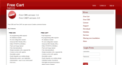 Desktop Screenshot of freecart.org