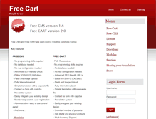 Tablet Screenshot of freecart.org